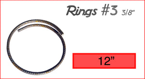 Rings 12" #3 3/8"