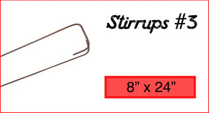 [Stirrup #3] 8" x 24"